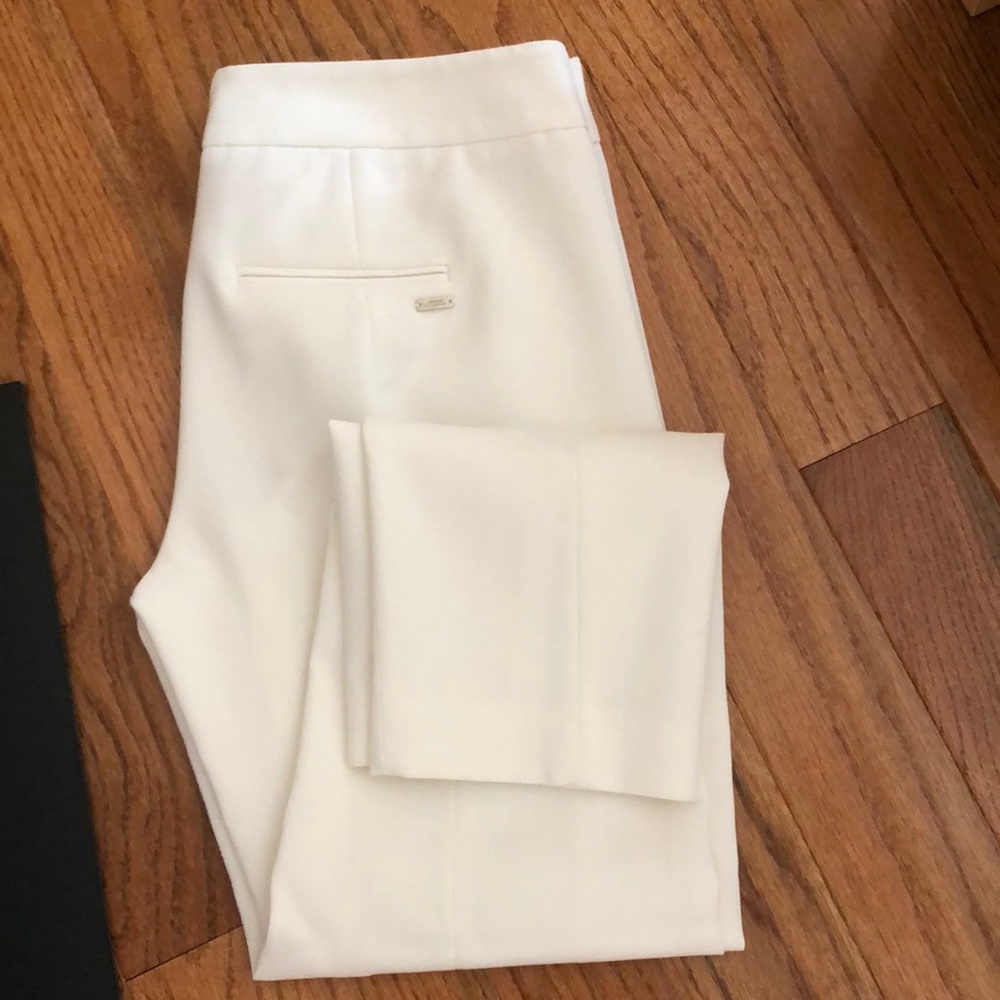 Armani Exchange Ankle Length White Pants